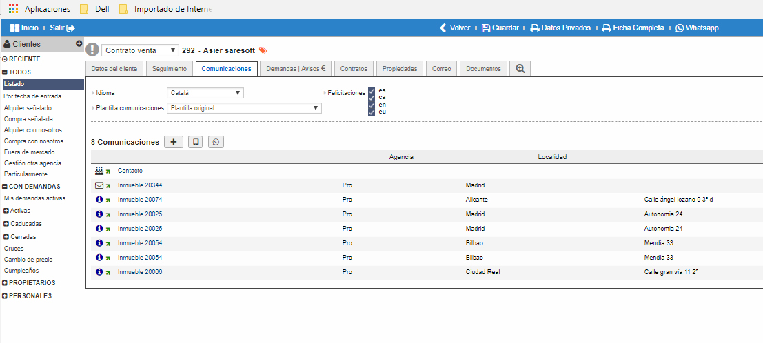 Configuración de idiomas en n