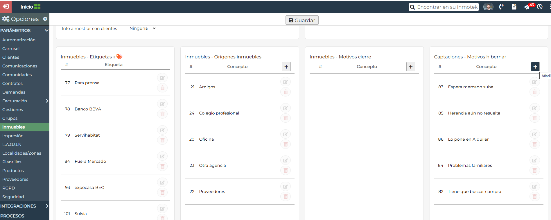 Novedades de inmotek